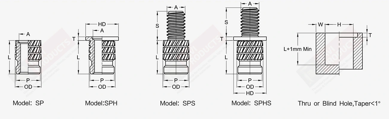 Press Inserts Drawing