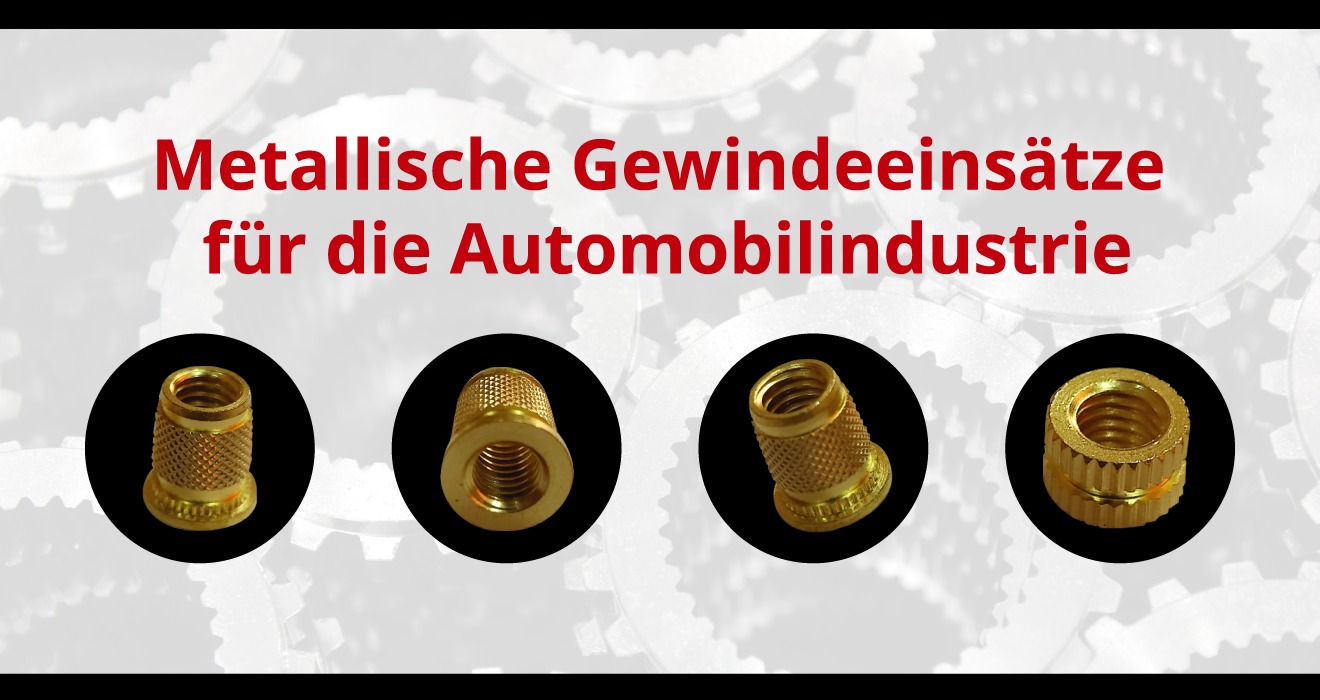 metallgewindeeinsätze für den automobilsektor