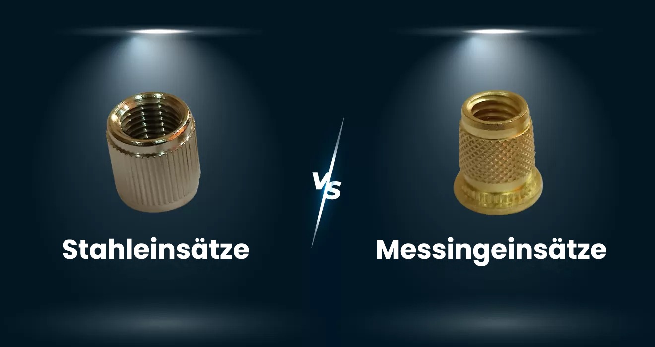 stahl vs. messing einsätze