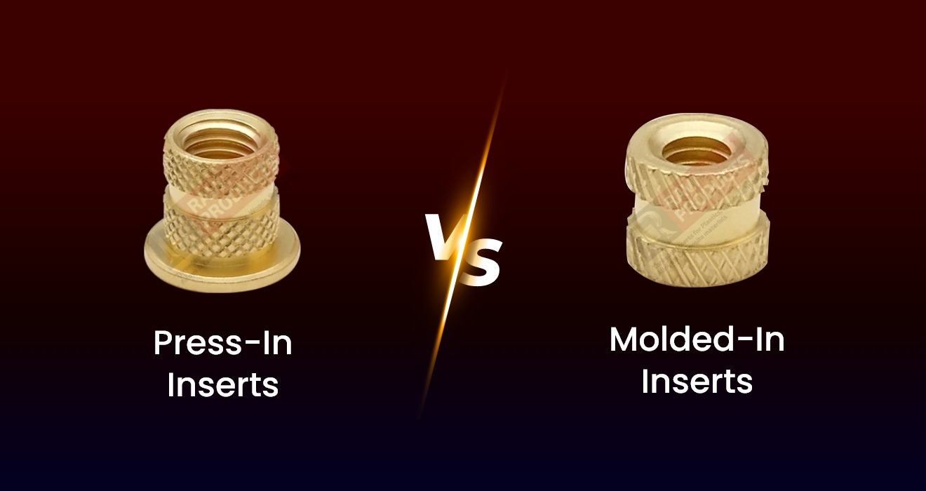 Press-In vs Molded-In Inserts